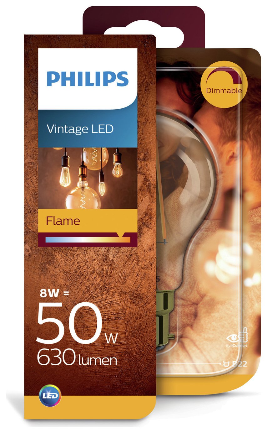 Philips LED Filament B22 8W (50W) Dimmable Light Bulb Review