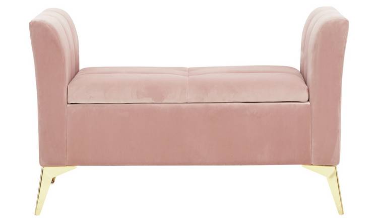 Blush deals ottoman bench