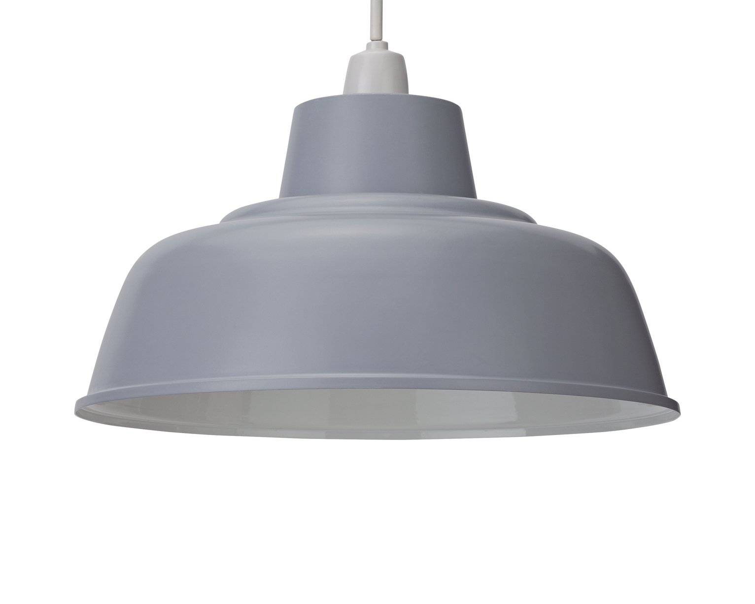 Argos Home Metal Shade - Dove Grey