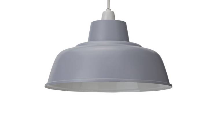 Buy Argos Home Metal Shade Dove Grey Lamp Shades Argos