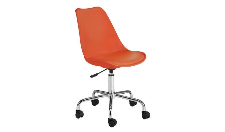 Habitat Ginnie Office Chair - Orange