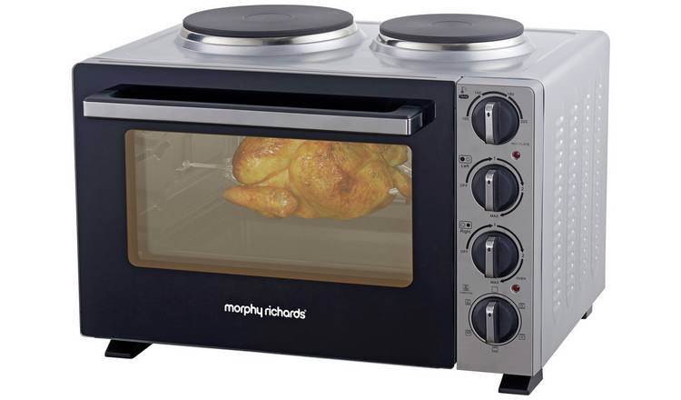 Small electric oven and on sale hob