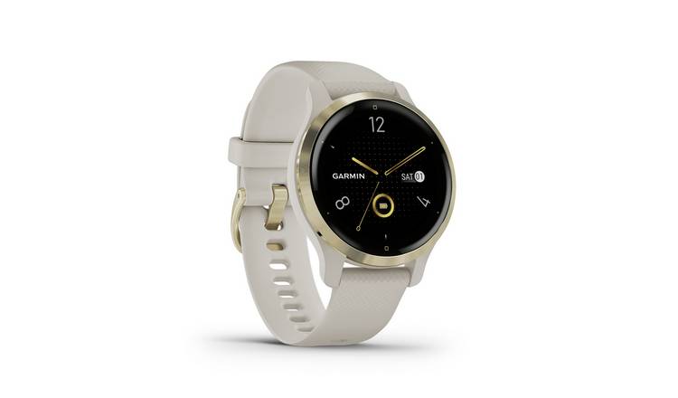 Garmin Venu 2S GPS Smart Watch - Light Gold / Light Sand
