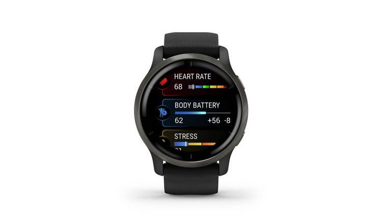 Buy Garmin Venu 2 GPS Smart Watch - Slate / Black | Smart watches | Argos