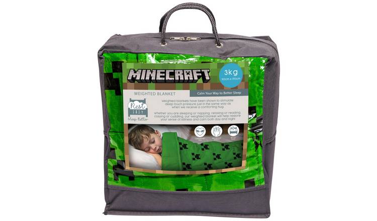 Minecraft Creeper Weighted Blanket - 3 Kg