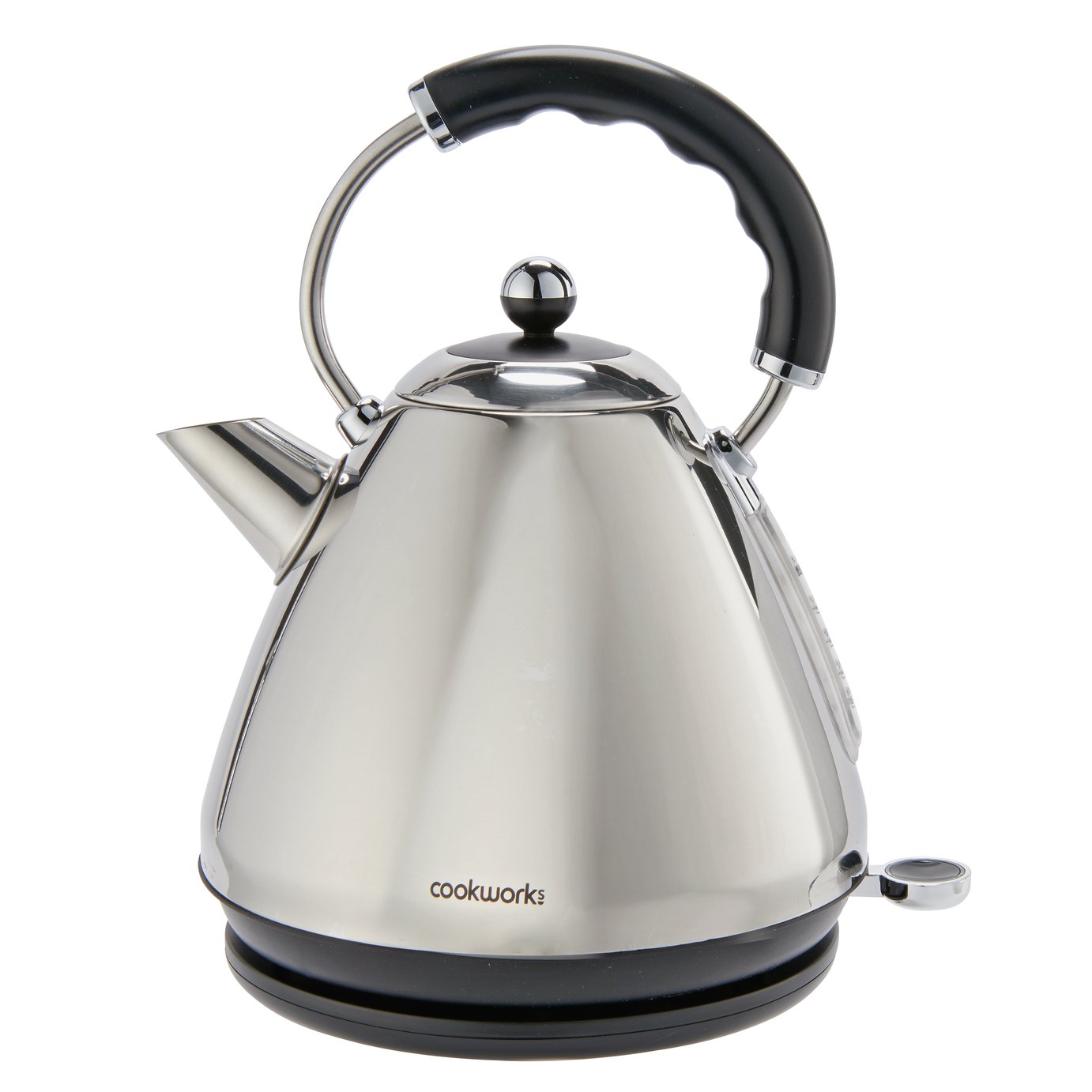 Cookworks Pyramid Kettle - Stainless Steel