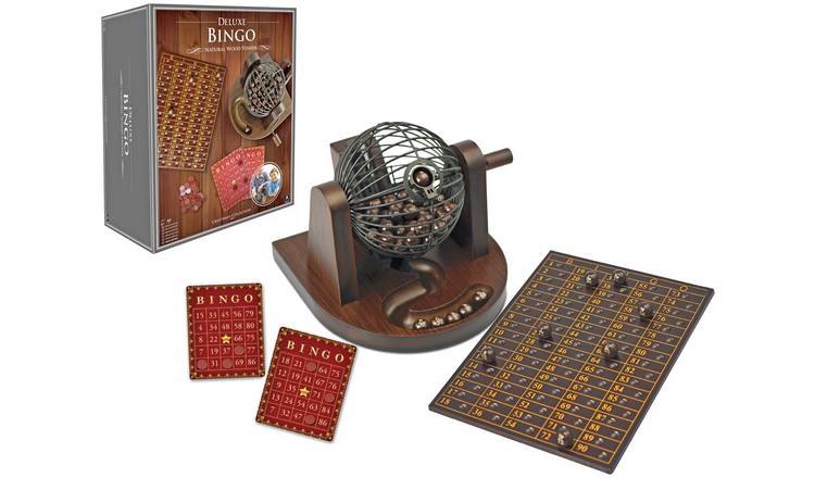 Buy Ambassador Craftsman Wood Veneer Deluxe Bingo | Board games | Argos