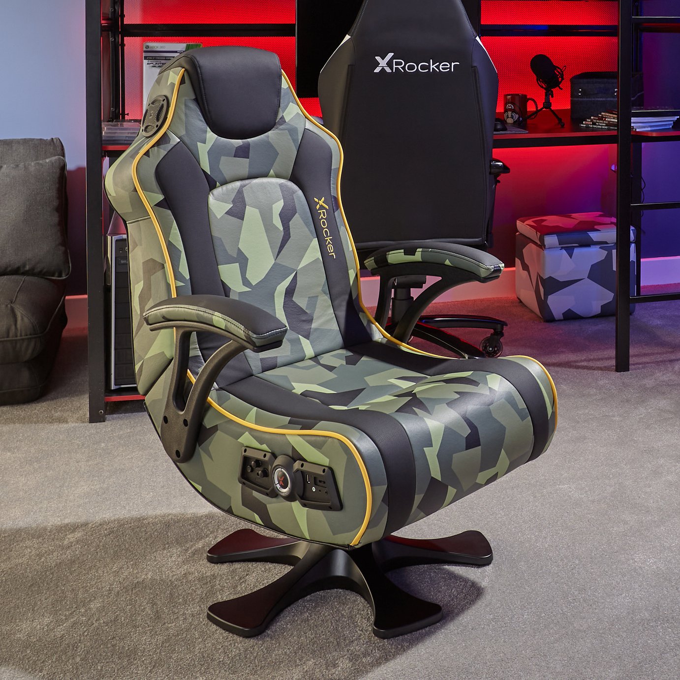 X Rocker Covert Dark Ops 2.1 Wireless Audio Gaming Chair Review