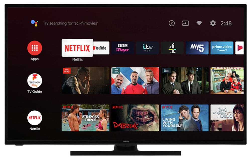 Hitachi 55 Inch Smart 4K UHD Android LED TV with HDR Reviews Updated