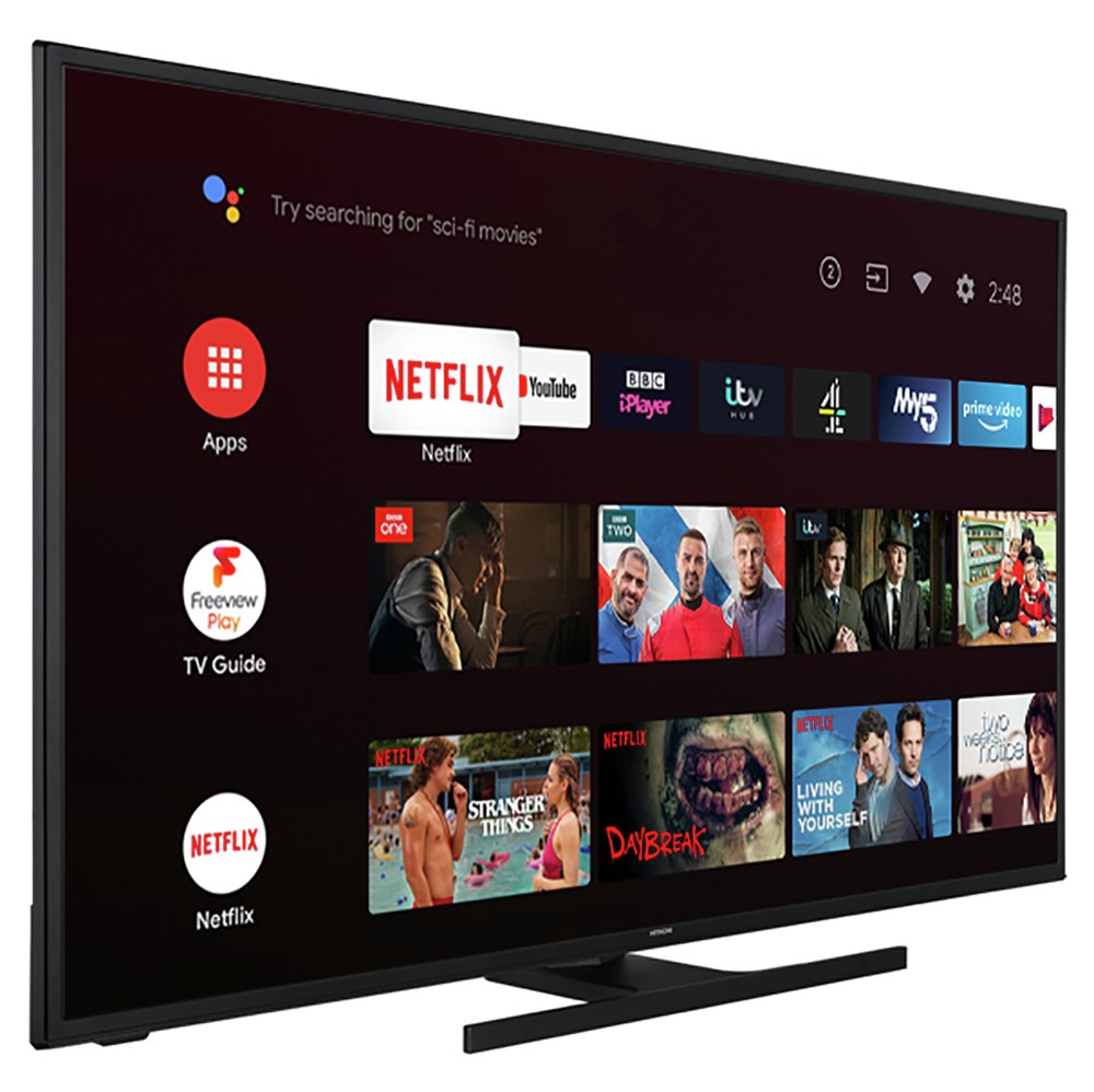 Hitachi 55 Inch Smart 4K UHD Android LED TV with HDR Reviews Updated
