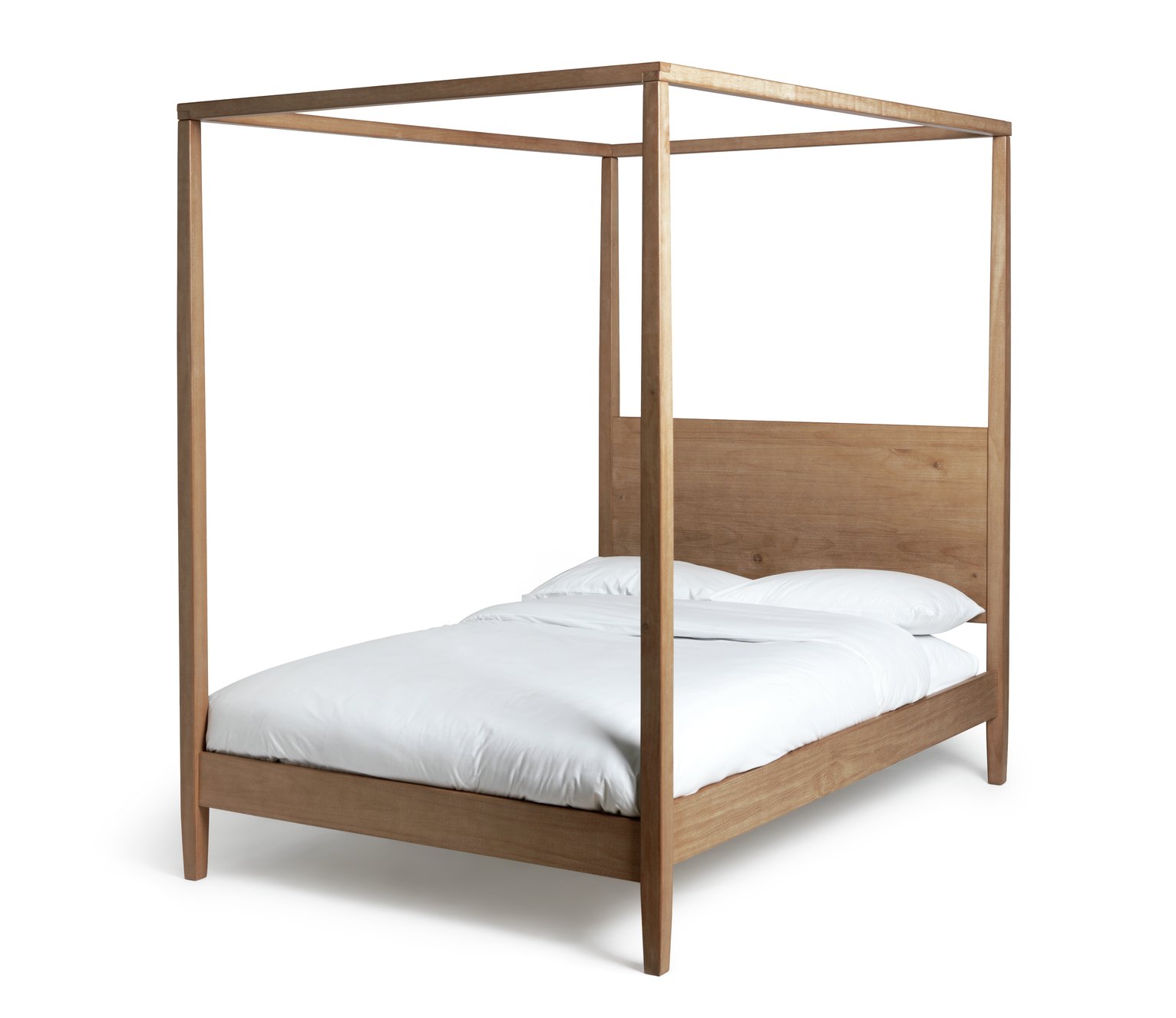 Habitat Blissford Four Poster Double Bed Frame - Pine