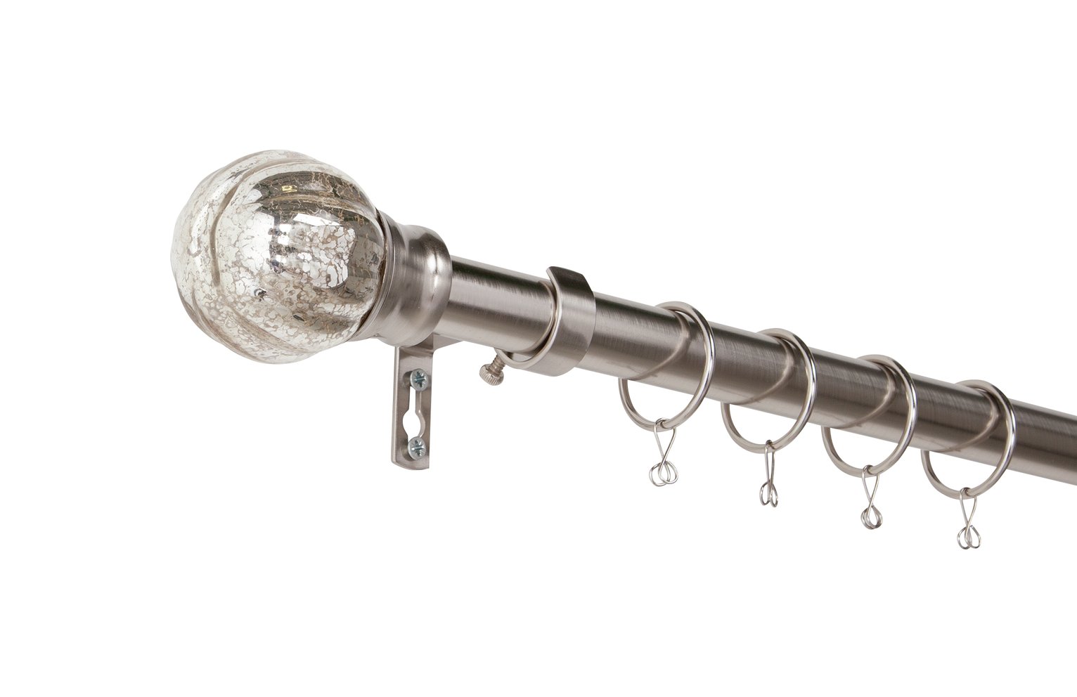 Argos Home Ext Metallic Crackle Ball Curtain Pole Review