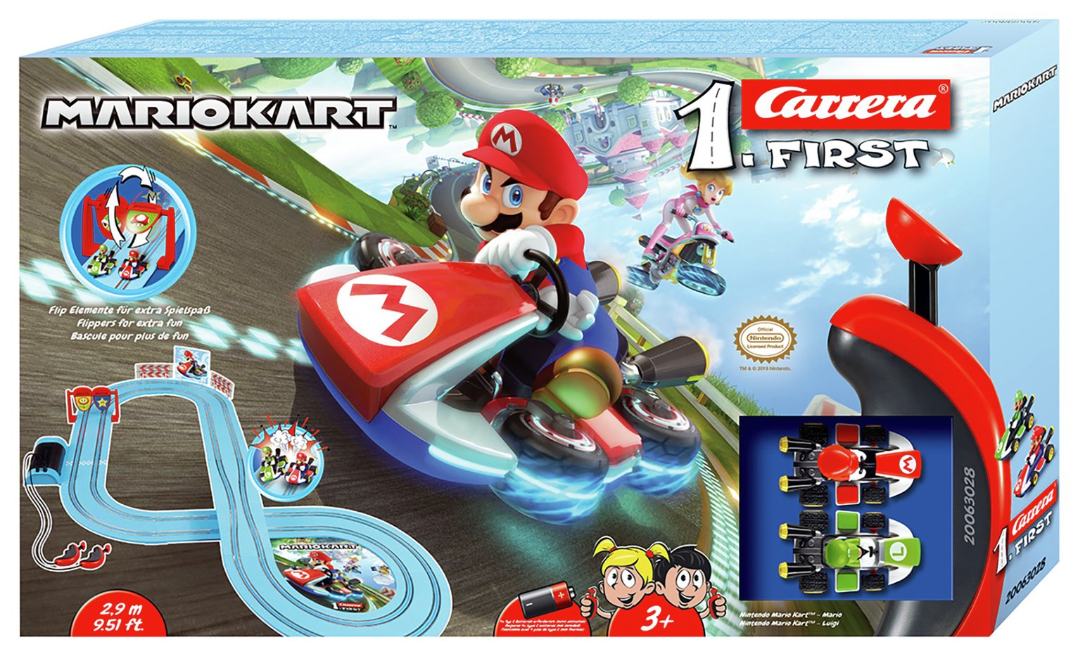 mario kart scalextric argos