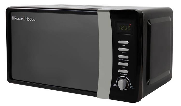 Argos black store microwave sale