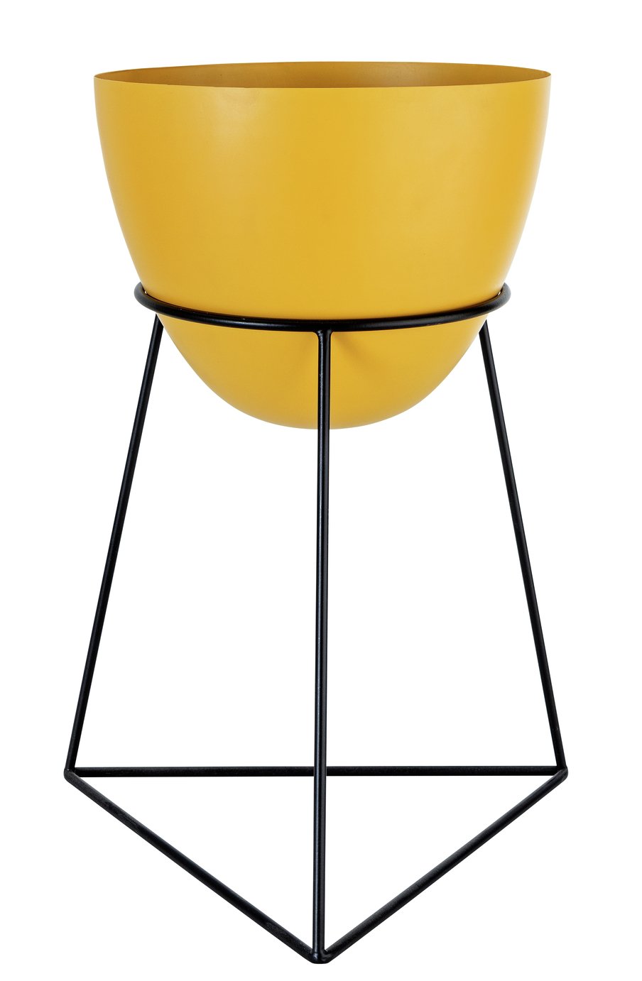 Argos Home Apartment Living Metal Planter - Mustard