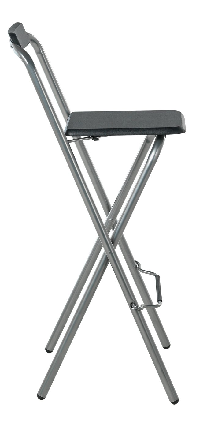Argos Home Pair of Folding Metal Bar Stools Reviews Updated April 2023