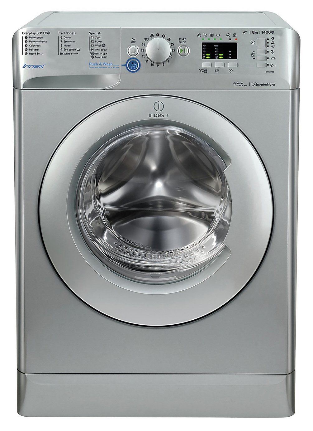 Indesit BWA81483XSUK 8KG 1400 Spin Washing Machine Review