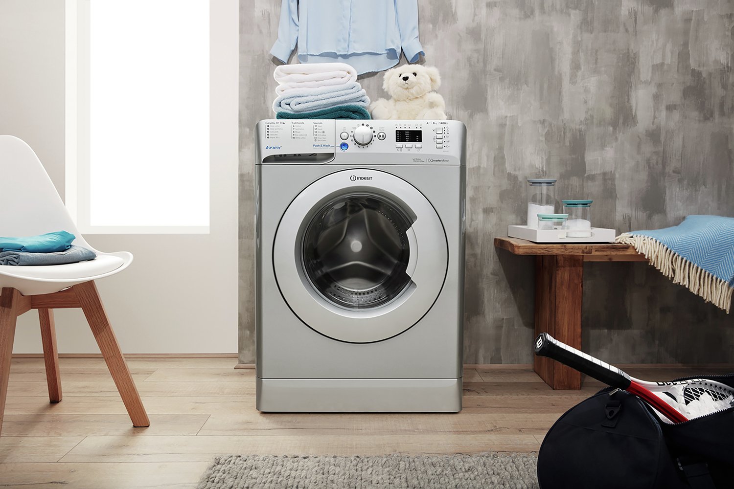 Indesit BWA81483XSUK 8KG 1400 Spin Washing Machine Review