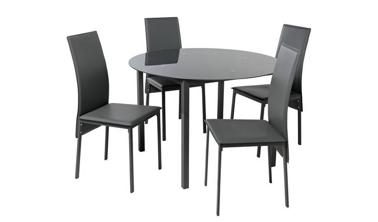 Plastic table and outlet chairs argos