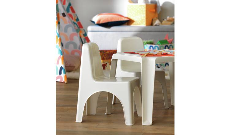 Buy Bica Pair of Kids Plastic Chairs White Kids tables and chairs