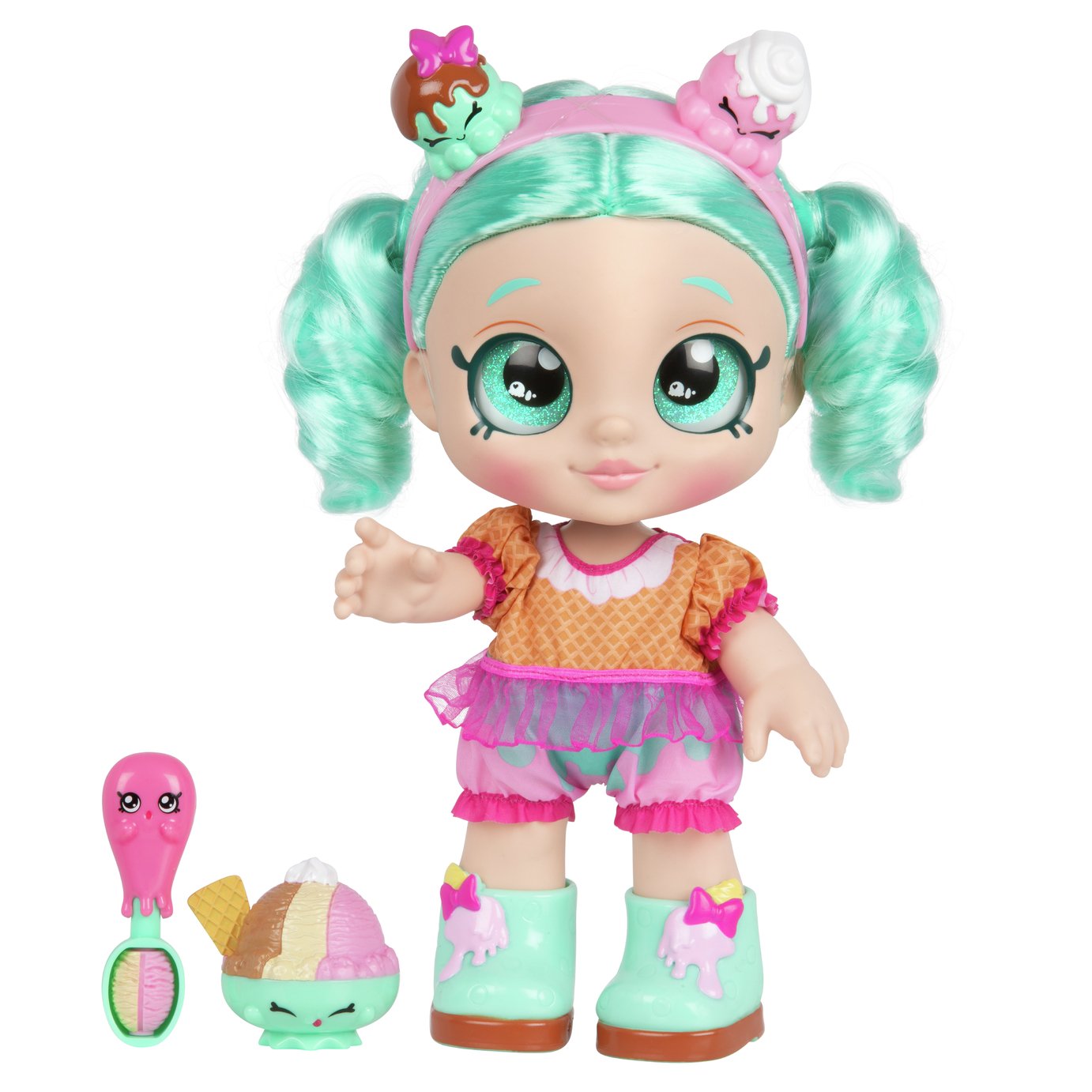 Kindi Kids Peppa-Mint Toddler Doll