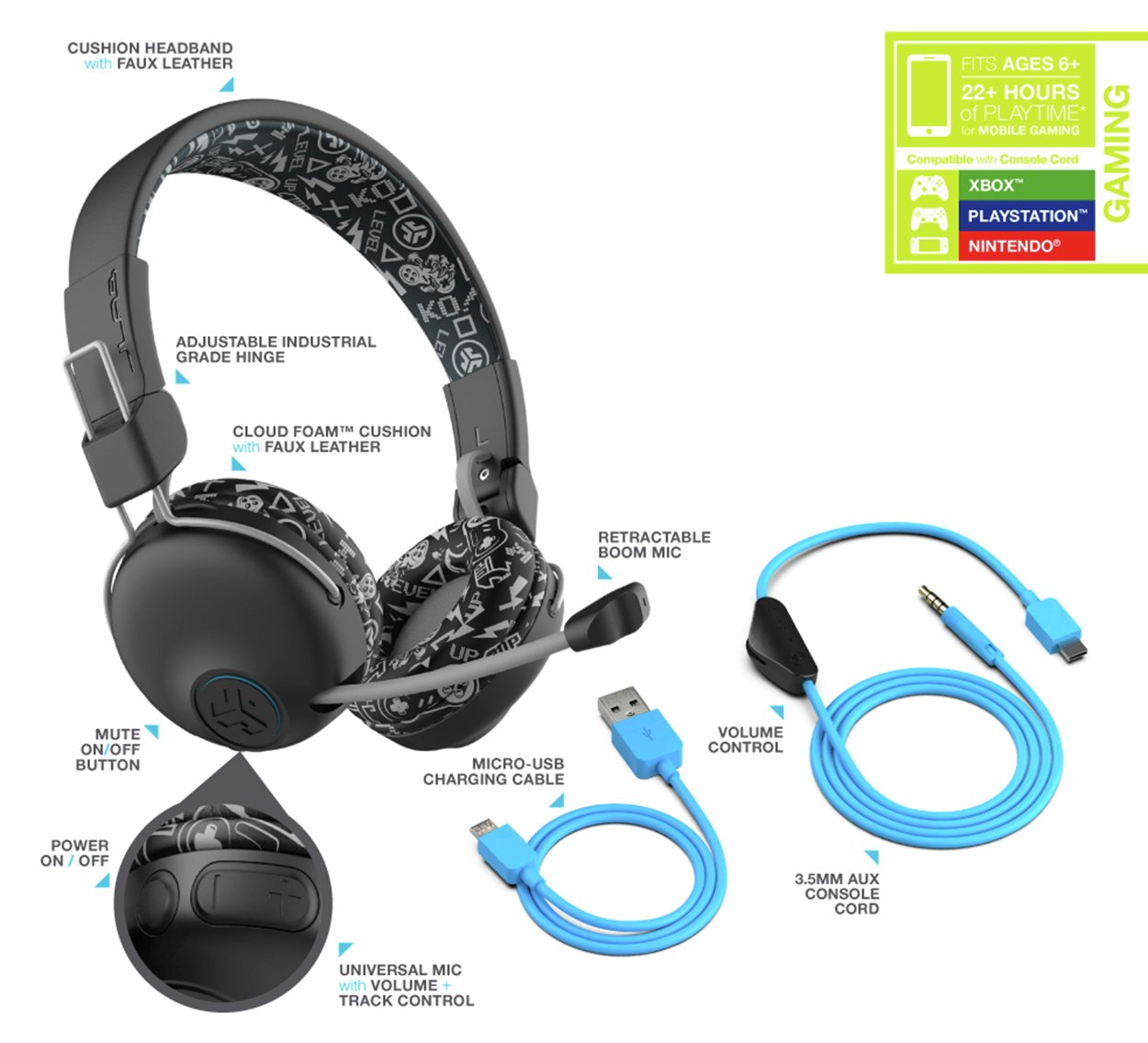 kids ps4 headset