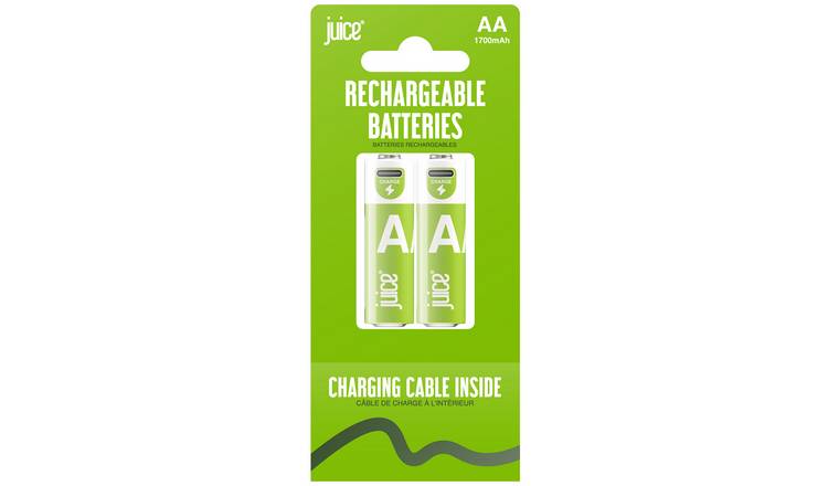 Juice Rechargeable AA Batteries - Pack of 2