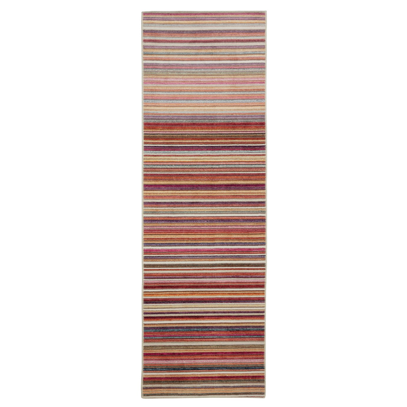 Habitat Stripe Runner 66x200cm - Multicoloured