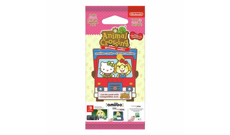 Nintendo Animal Crossing Amiibo Welcome Sanrio Collaboration Pack - 6 Cards