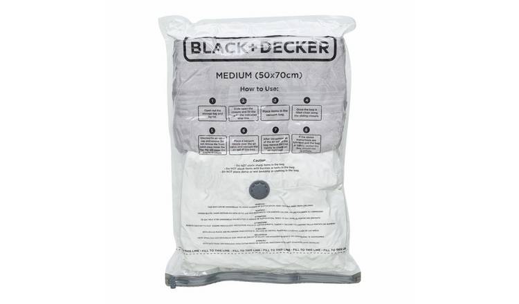 Black + Decker Medium Vacuum Storage Bag - Pack of 3
