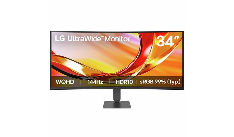 LG UltraWide U6 34 Inch 144Hz WQHD HDR10 Monitor