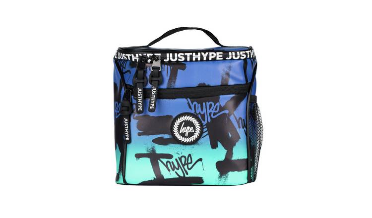 Hype Graffiti Print Teal Lunch Bag 