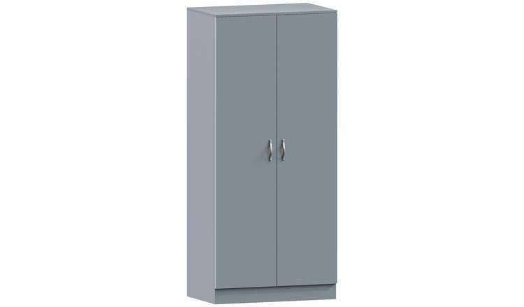 Vida Designs Riano 2 Door Wardrobe - Grey