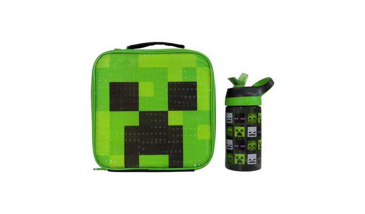 Buy Zak Minecraft Lunch Bag And Bottle Set 470ml Lunch Boxes Argos