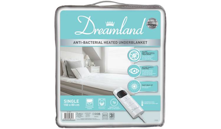 Dreamland Antibacterial Heated Underblanket - Single