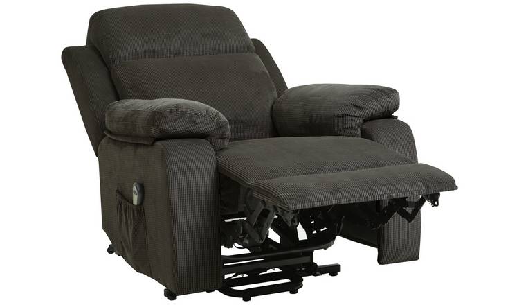 Argos Home Bradley Rise& Recline Single Motor Chair-Charcoal