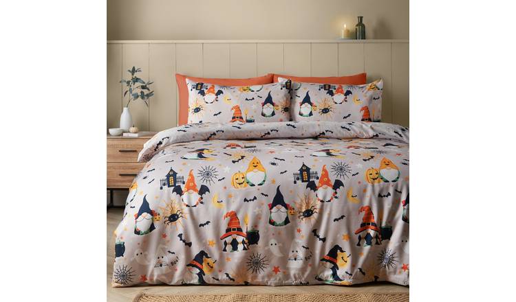 Catherine Lansfield Halloween Gonks Natural Bedding Set - Single
