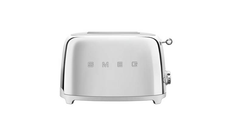 Smeg TSF01SSUK 2 Slice Toaster - Polished Stainless Steel
