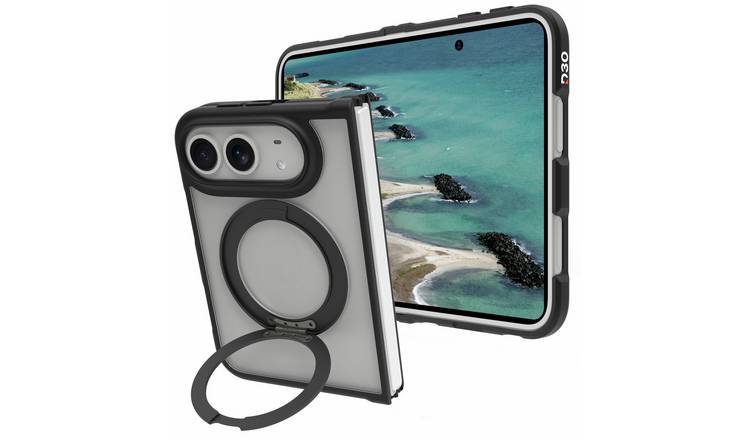 dbramante1928 Grenen iPhone Duo Kickstand Phone Case with MagSafe - Black