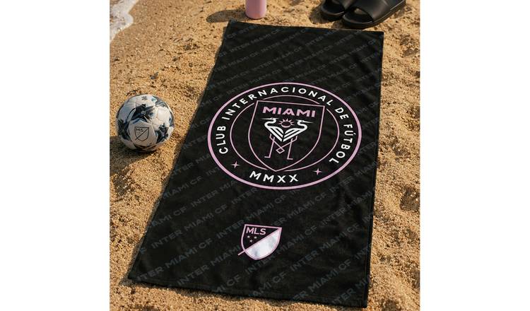 MLS International Miami FC Beach Towel - Black