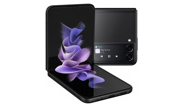 SIM Free Samsung Galaxy Z Flip3 5G 256GB Mobile Phone Black