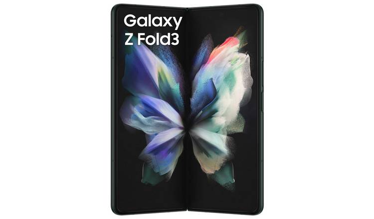 SIM Free Samsung Galaxy Z Fold3 5G 256GB Mobile Phone Green