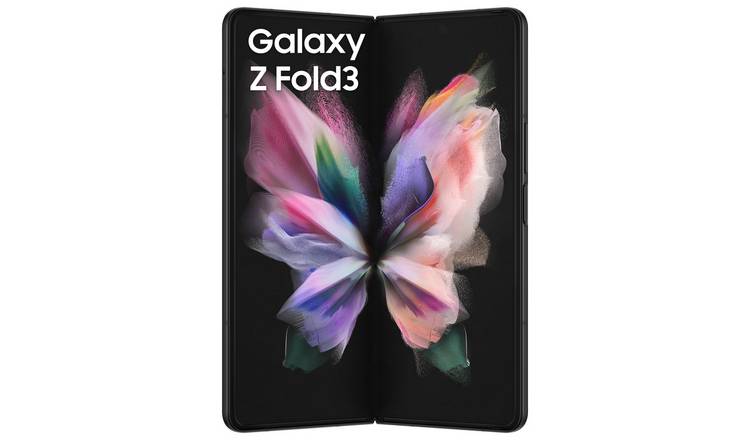 SIM Free Samsung Galaxy Z Fold3 5G 256GB Mobile Phone Black