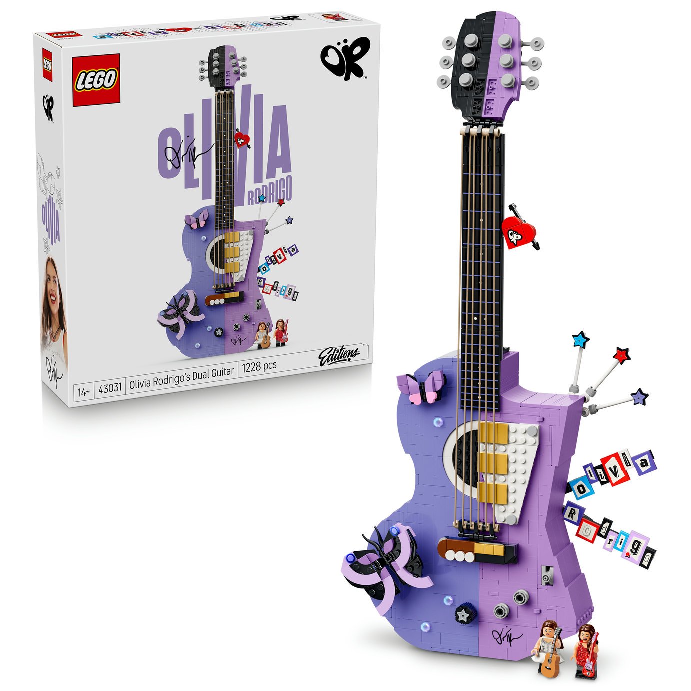 LEGO Editions Olivia Rodrigo’s Dual Guitar Set 43031