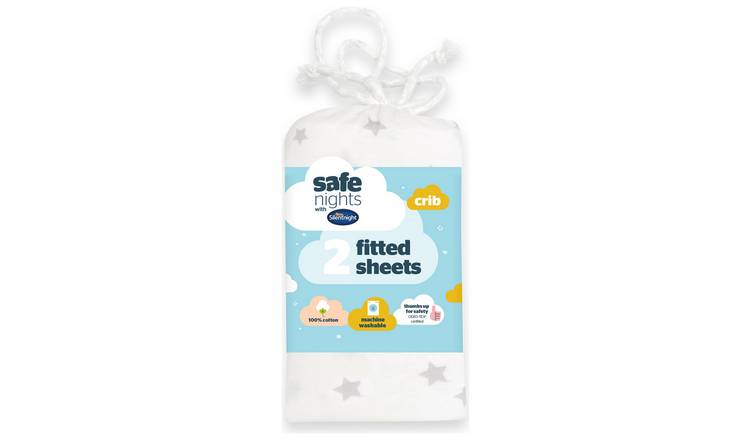 Argos cot bed fitted sheets sale