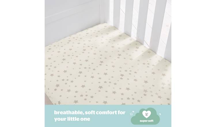 Silent night cot bed sales sheets