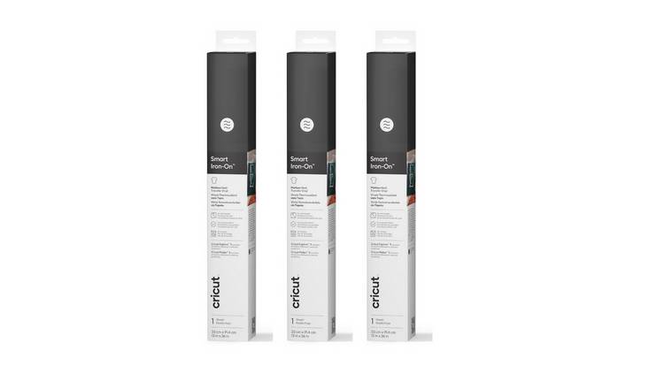Cricut Smart Iron-On Sheets Pack of 3