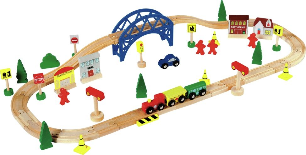 argos chad valley train set