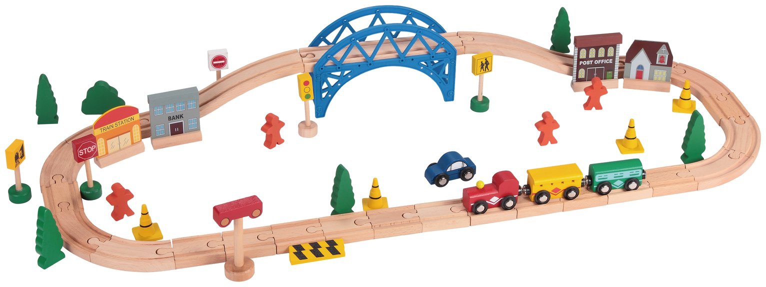 chad valley wooden train track