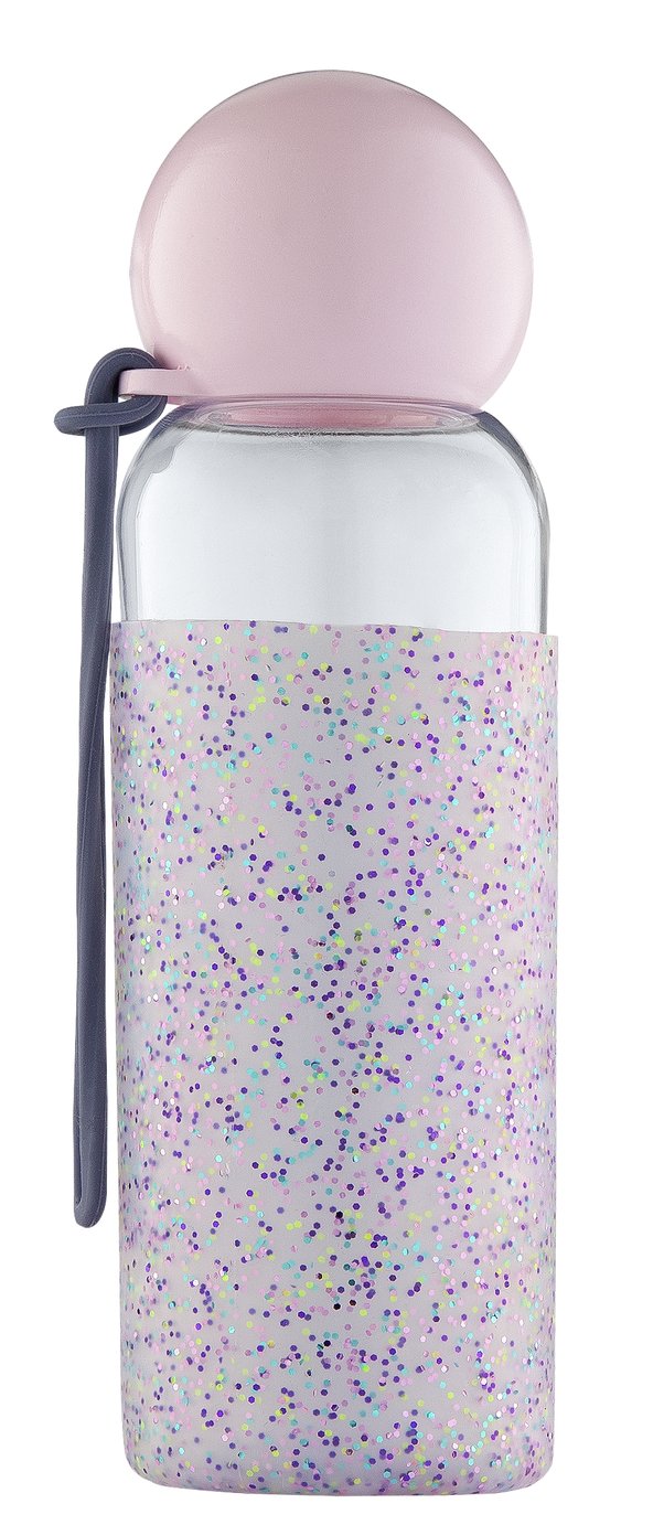 Doin it for the Gram Drink Bottle with Glitter Silicone Wrap
